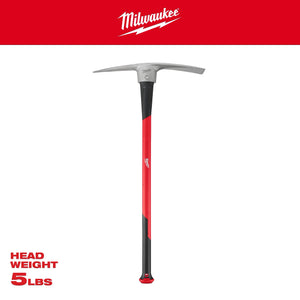 Milwaukee 48-22-9335 5lb Pick Mattock with 36" Fiberglass Handle