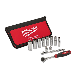 Milwaukee 48-22-9000 12pc 3/8" Drive SAE Socket Set (Open Box)
