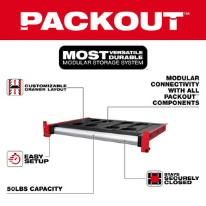 Milwaukee 48-21-8040 PACKOUT Rack Drawer (Open Box)