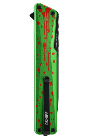 Oknife AION (Zombie Green) Flipper Folding Pocket Knife