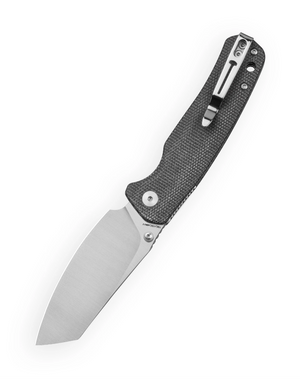 Bestechman BMK24-M-3 Cicada's Wing-Micarta, Grey, 10Cr15CoMoV, Satin
