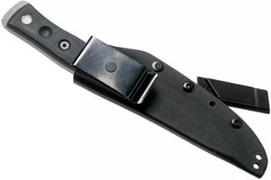 TOPS Knives BROS-154-BLK10 Fieldcraft by Brothers of Bushcraft 154cm, Stainless