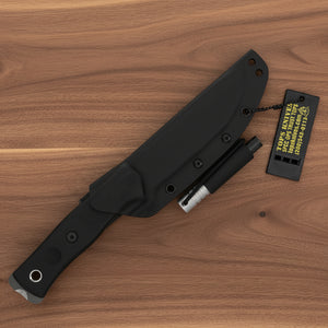 TOPS Knives BROS-154-BLK10 Fieldcraft by Brothers of Bushcraft 154cm, Stainless