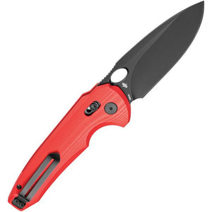 Bestech Knives NOCTAR Bar Lock Knife Red G-10 (3.7" Black SW)