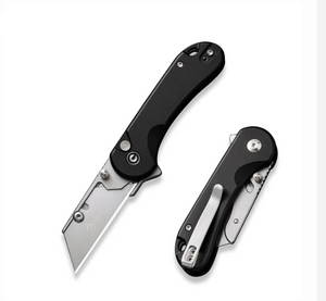CIVIVI C23039B-1 Elementum Utility Thumb Stud & Button Lock Knife Aluminum Handle (2.26" S/S)
