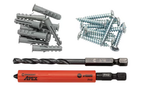 Crescent CAUGB3BPH2K Apex u-GUARD Drywall Anchor Installation Kit
