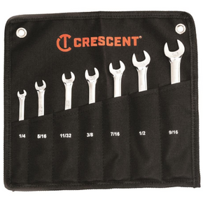 Crescent CCWSRSAE7 7-Piece 12-Point SAE Combination Wrench Set
