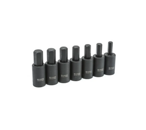 Crescent CIMBS12 7PC 1/2" Drive Hex Bit Impact Metric Socket Set