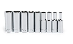 Crescent CSAS6N 9-Piece 3/8" Drive 6-Point Deep SAE Socket Set