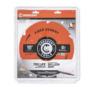 Crescent CSBFC-1006 10" 6T Fiber Cement Blade