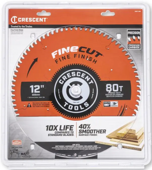 Crescent CSBFF-1280 FineCut 12" 80-tooth circular saw blade