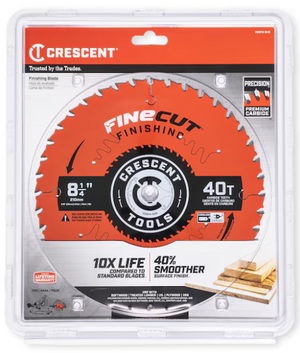 Crescent CSBFN-840 FineCut 8-1/4" 40-tooth finishing saw blade