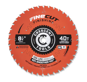Crescent CSBFN-840 FineCut 8-1/4" 40-tooth finishing saw blade