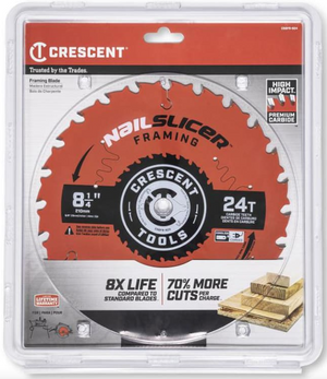 Crescent CSBFR-824 8-1/4" 24T FRAMING BLADE