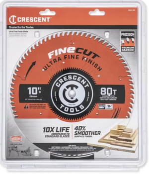 Crescent CSBUF-1080 10" 80T ULTRA FINISH BLADE