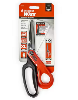 CRESCENT CW10TM 10" Heavy-Duty Titanium Coated Tradesman Shears