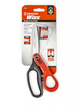CRESCENT CW812S 8-1/2" Stainless Steel All Purpose Tradesman Shears