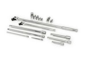 Crescent CTK16 1/4in 3/8in 1/2in & 3/4in Socket Accessories Set 16pc
