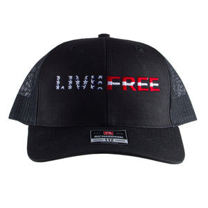 Richardson 112 Live Free Snapback Trucker Hat
