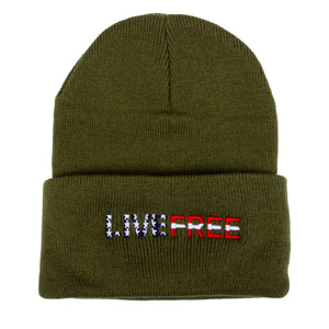 Live Free Beanie