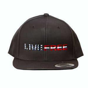 Flexfit Live Free Flat Bill Hat