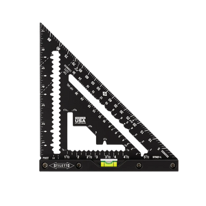 Stiletto STSQ7-L 7 in. Carpenter Square with Level (Blemished)