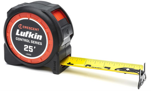 CRESCENT L1025C-02 Lufkin 1-3/16" x 25' CONTROLTOUCH Tape Measure