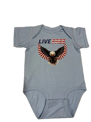 Live Free Onesie