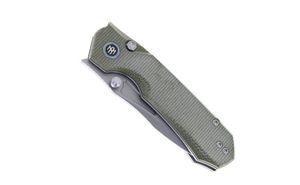 Remette MC25A Rhino Knife, Micarta, 14C28N, Ceramic Sandblasting