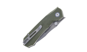 Remette MC25A Rhino Knife, Micarta, 14C28N, Ceramic Sandblasting