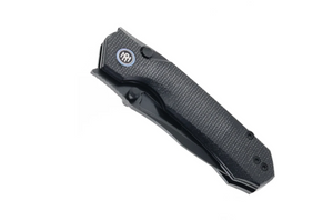 Remette MC25B Rhino Knife, Micarta, 14C28N, Titanium Plating + Stone Wash