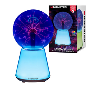 Monster MNO7-2028-MCL 5in Basics Touch Activated Plasma, Sphere with Multi-Color