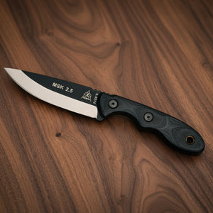 TOPS Knives MSK-GB Mini Scandi with Green/Black G-10