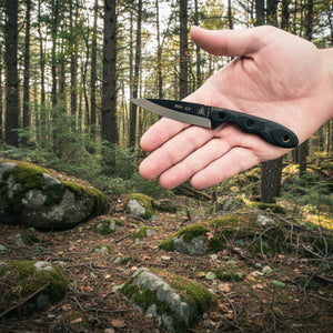 TOPS Knives MSK-GB Mini Scandi with Green/Black G-10