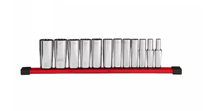Milwaukee 48-22-9421 12pc 3/8” Drive 12-Point Deep Well SAE Socket Set