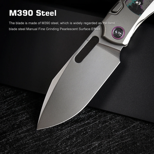 Remette ORCAJY RT-Orca Knife, Titanium + Carbon Fiber (Jazzy CamoCarbon), M390