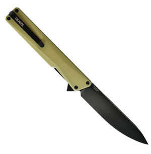Oknife AION (Olive Green) Flipper Folding Pocket Knife