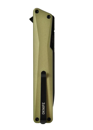 Oknife AION (Olive Green) Flipper Folding Pocket Knife