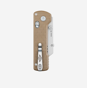 Oknife U1 Pro (PEEK) Utility Knife with Folding Screwdriver, Quick Change Blade, Desert Brown