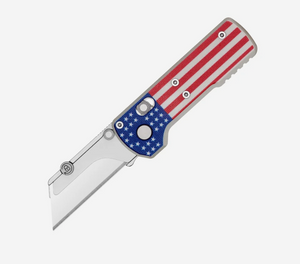Oknife U1 (Stars & Stripes Edition) Multitool Folding Utility Knife with Folding Screwdriver