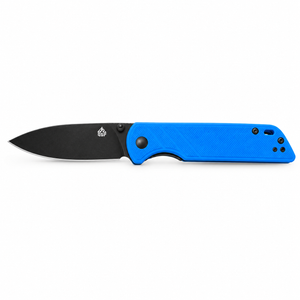 QSP Parrot V2 Liner Lock Knife Blue G-10 (3.25" Satin)