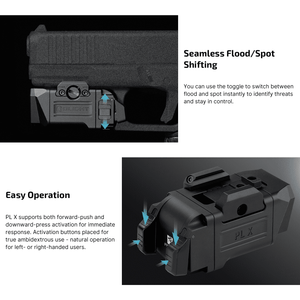 OLIGHT PLXMB Tactical Light 1,200 Lumens Dual Beams