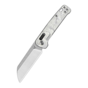 QSP Penguin Glyde Lock Knife G-10 Aluminum Foil (3.1" Satin/SW) QS130GL-G1