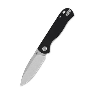 QSP Ferret Liner Lock Knife Black Micarta (3" SW Nitro-V)