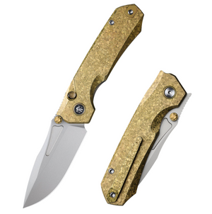 Remette RNTB2 RT-Rhino Knife, Titanium, M390, Fine Grinding + Pearlescent Effect