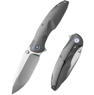 Remette RTCL-T2 RT-Cool Whale Knife, Titanium Alloy, M390, Fine Grinding