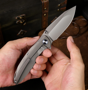 Remette RTCL-T2 RT-Cool Whale Knife, Titanium Alloy, M390, Fine Grinding