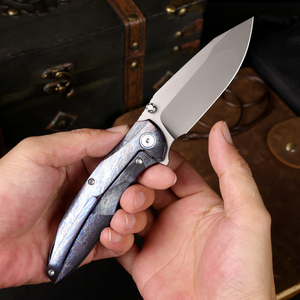 Remette RTCL-T3 RT-Cool Whale Knife, Titanium, M390, Pearlescent Effect