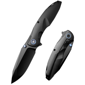 Remette RTCL-T4 RT-Cool Whale Knife, Titanium, M390, Titanium Plating + Stone