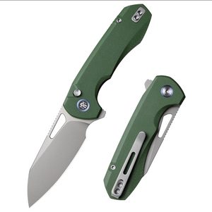 Remette RTCMLB RT-Camel Knife, G10, 14C28N, Ceramic Sandblasting Effect